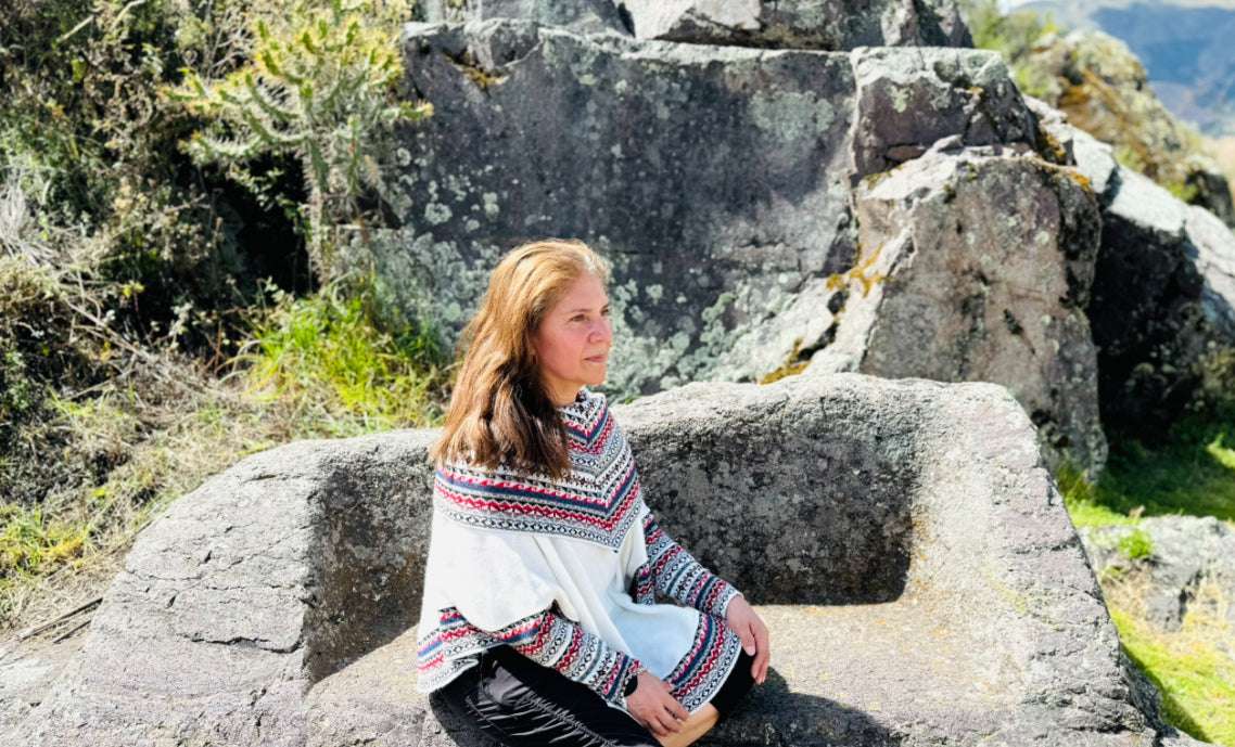 Alpaca Peruvian Poncho - Image 9